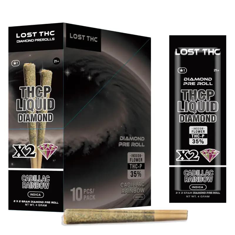 CADILLAC RAINBOW · THCP Diamond Infused Pre-Roll (2ct)