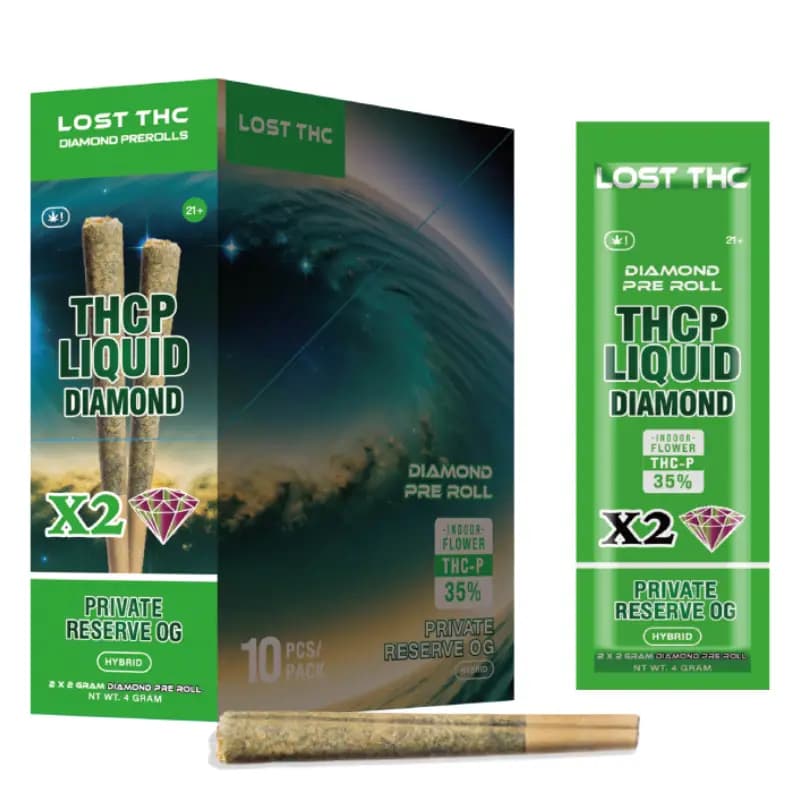 PRIVATE RESERVE OG · THCP Diamond Infused Pre-Roll (2ct)