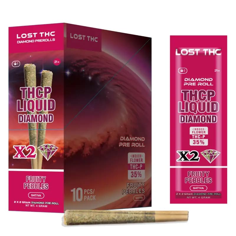 FRUITY PEBBLES · THCP Diamond Infused Pre-Roll (2ct)