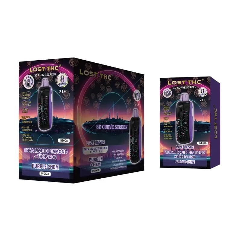 PURPLE CHEM · THCA Diamond Disposable 8g