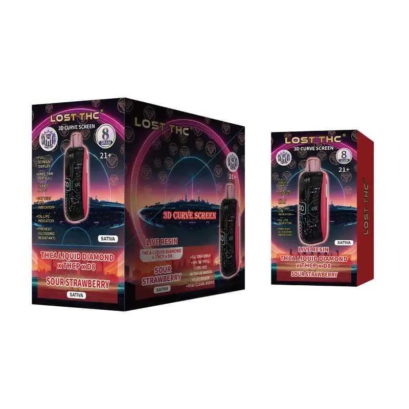 SOUR STRAWBERRY · THCA Diamond Disposable 8g