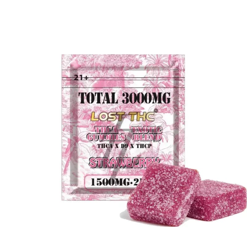 STRAWBERRY · THCA Gummies 3000mg