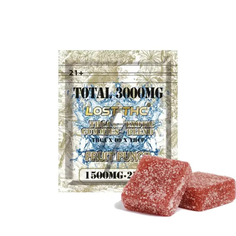 FRUIT PUNCH · THCA Gummies 3000mg