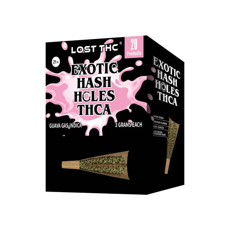Exotic THCA Hash Hole Pre-Roll · 3g