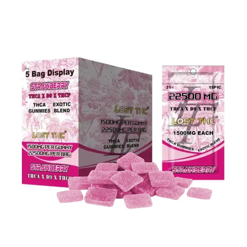 STRAWBERRY · THCA Gummies 15 count