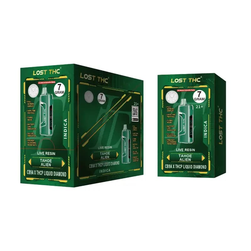 THCP + CB9A Live Resin Disposable - 7g