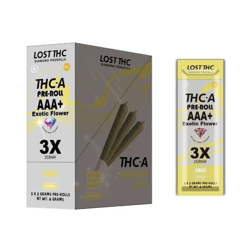 THCA AAA+ Diamond Infused Pre-Roll - 3ct