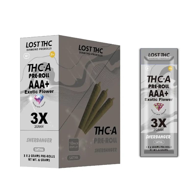 THCA AAA+ Diamond Infused Pre-Roll - 3ct
